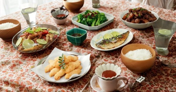 Mâm cơm ngon đầy yêu thương không cần dịp đặc biệt