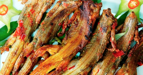 Món dông nướng muối ớt