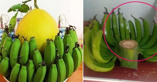 Không ghép 2 nải chuối trên bàn thờ để tránh đại kỵ phong thủy