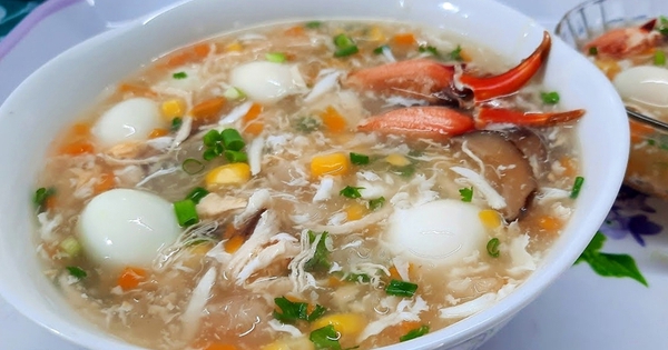 Cách làm súp cua đơn giản và ngon miệng cho bữa sáng bổ dưỡng